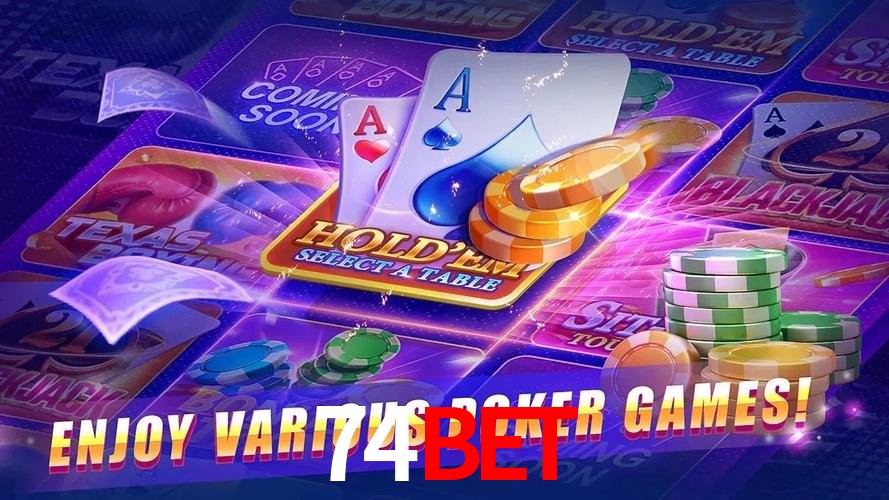 Interface do App 74bet